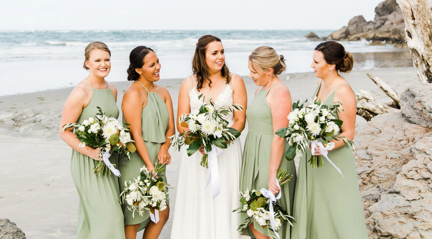 Radiant Looks for Brides and Bridesmaids