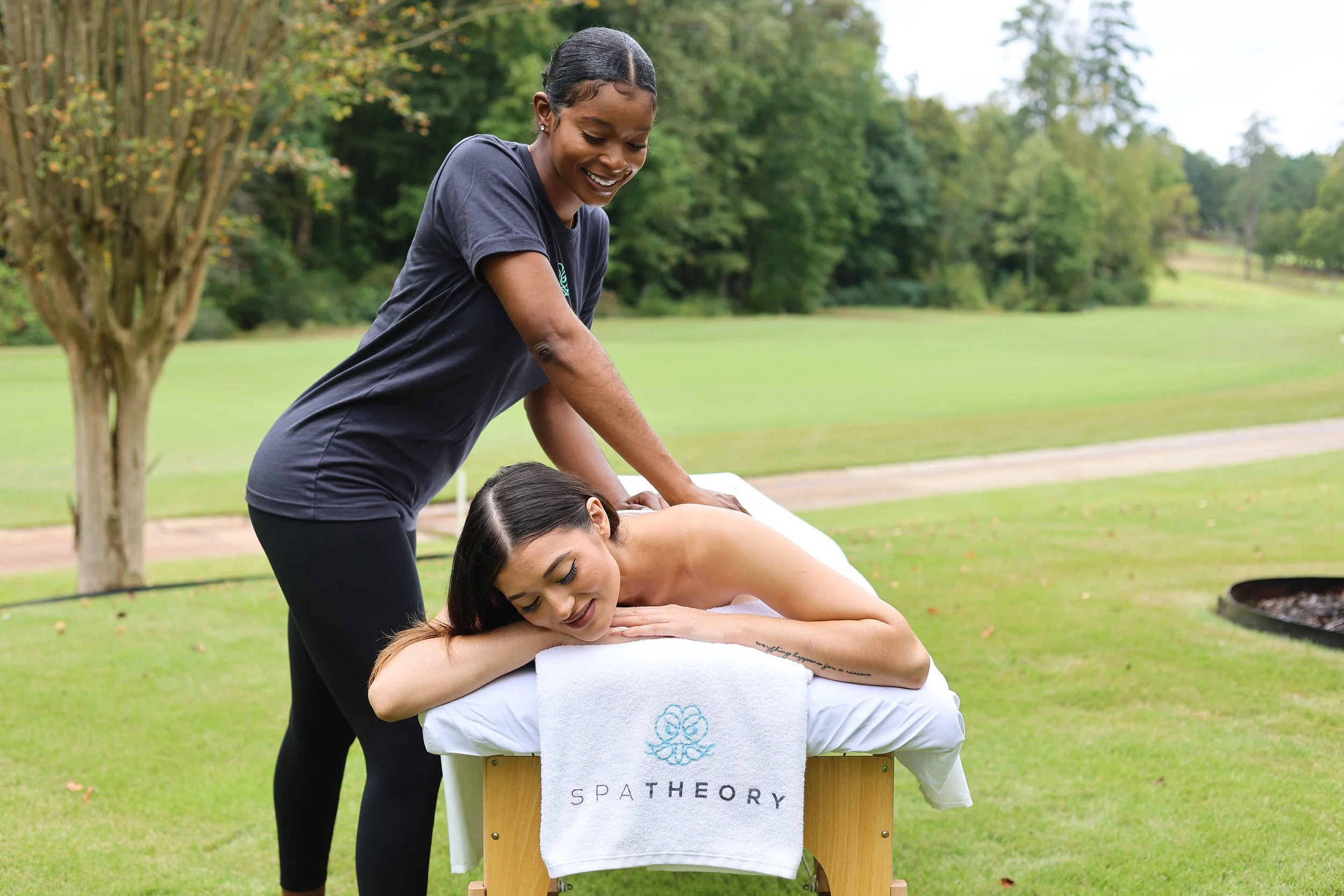 Mobile Massage in Shady Hollow, TX - Same Day Appointments — Spa Theory - back to back