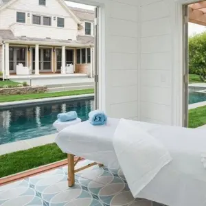 Summer Outdoor Spa Treatments - outdoor massage room