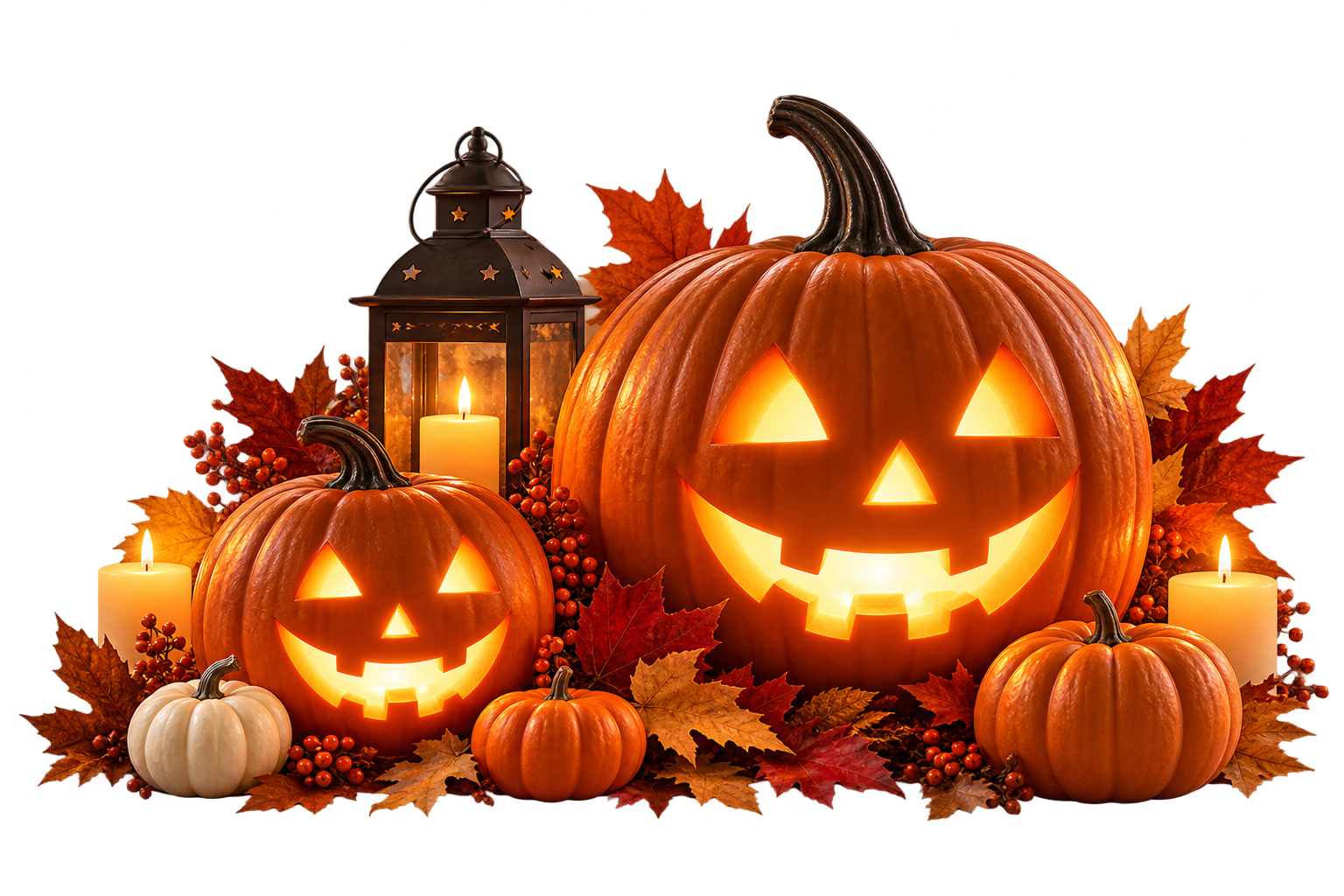 All Resources - Glowing Autumn Pumpkin Lantern Display